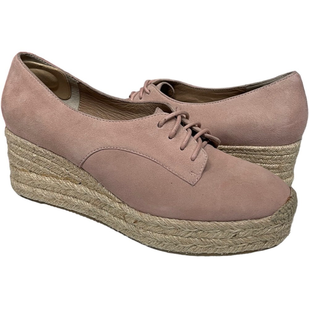 BETTYE MULLER Concept Regina Espadrille Oxford Pink Pearl Size 8